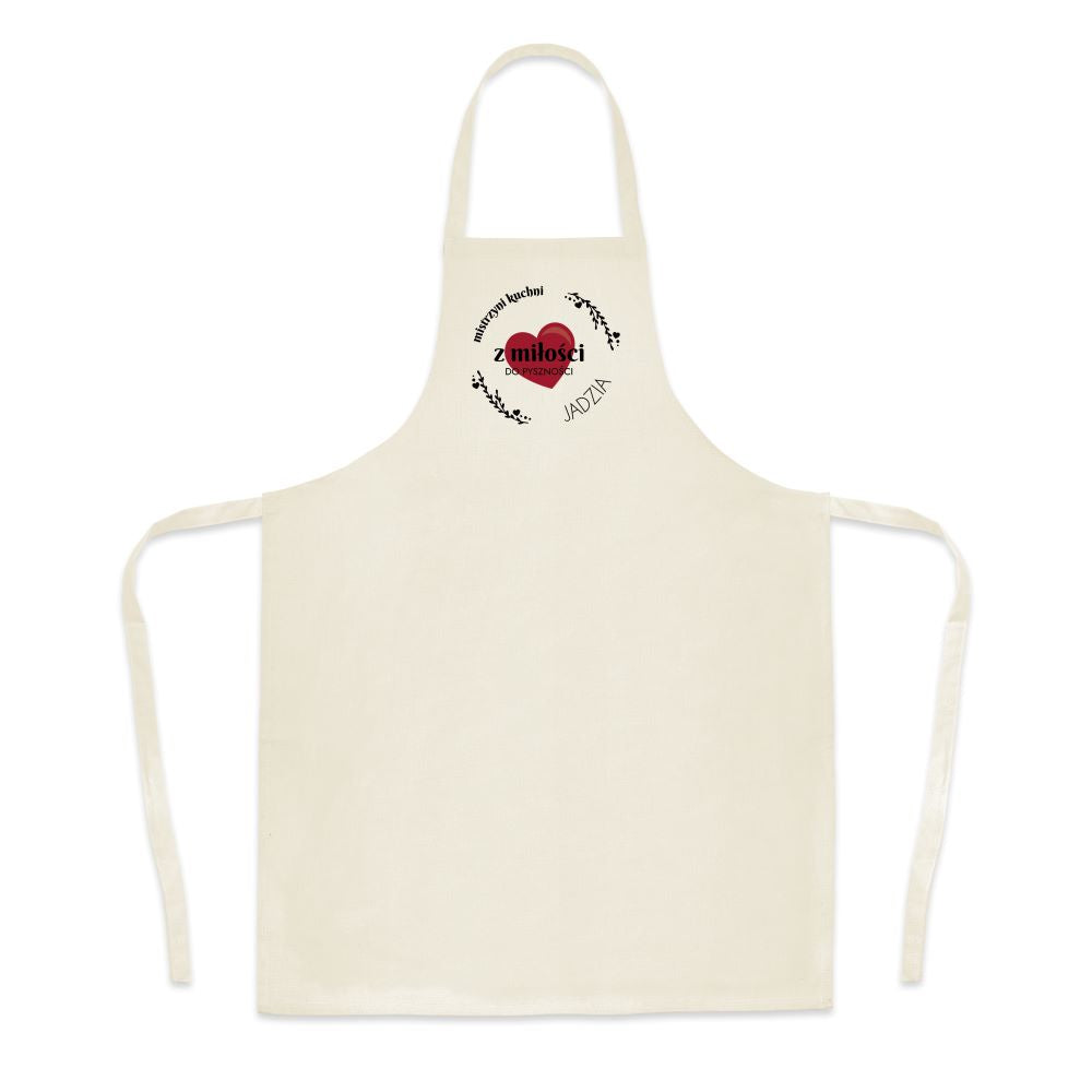 Fartuch bawełniany z nadrukiem - Nie mogę uszczęśliwić wszystkich