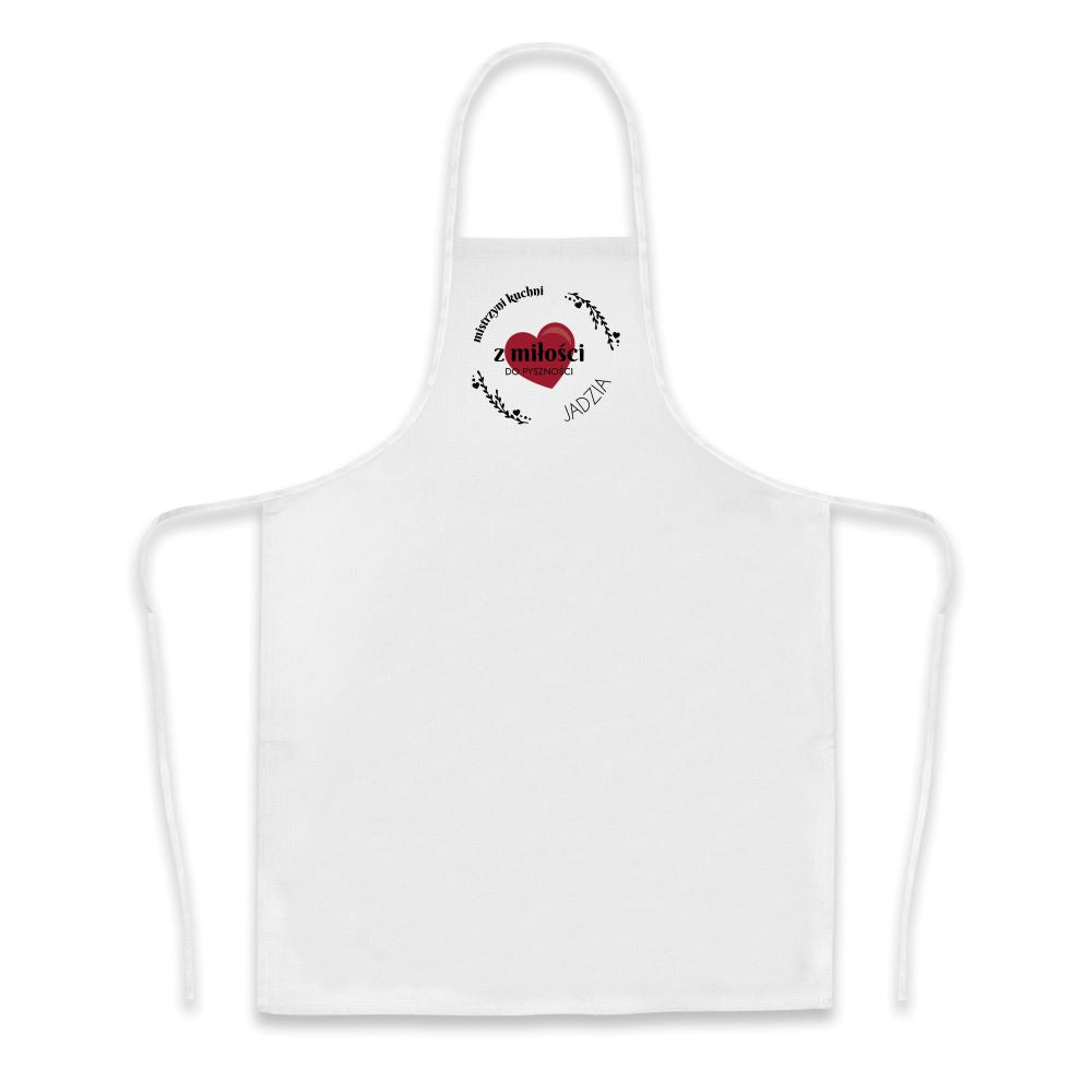 Fartuch bawełniany z nadrukiem - Nie mogę uszczęśliwić wszystkich