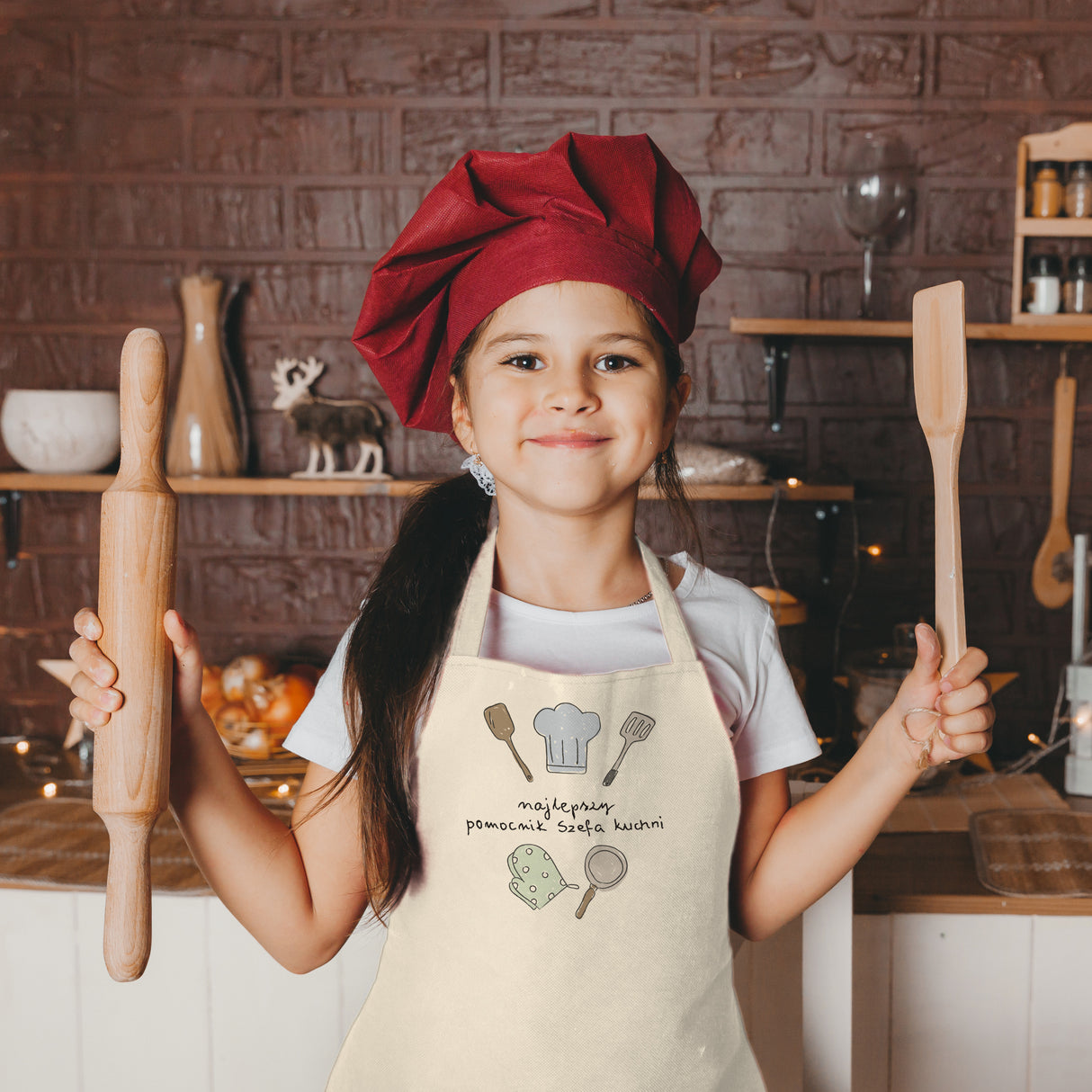 Fartuch dziecięcy NAJLEPSZY POMOCNIK SZEFA KUCHNI