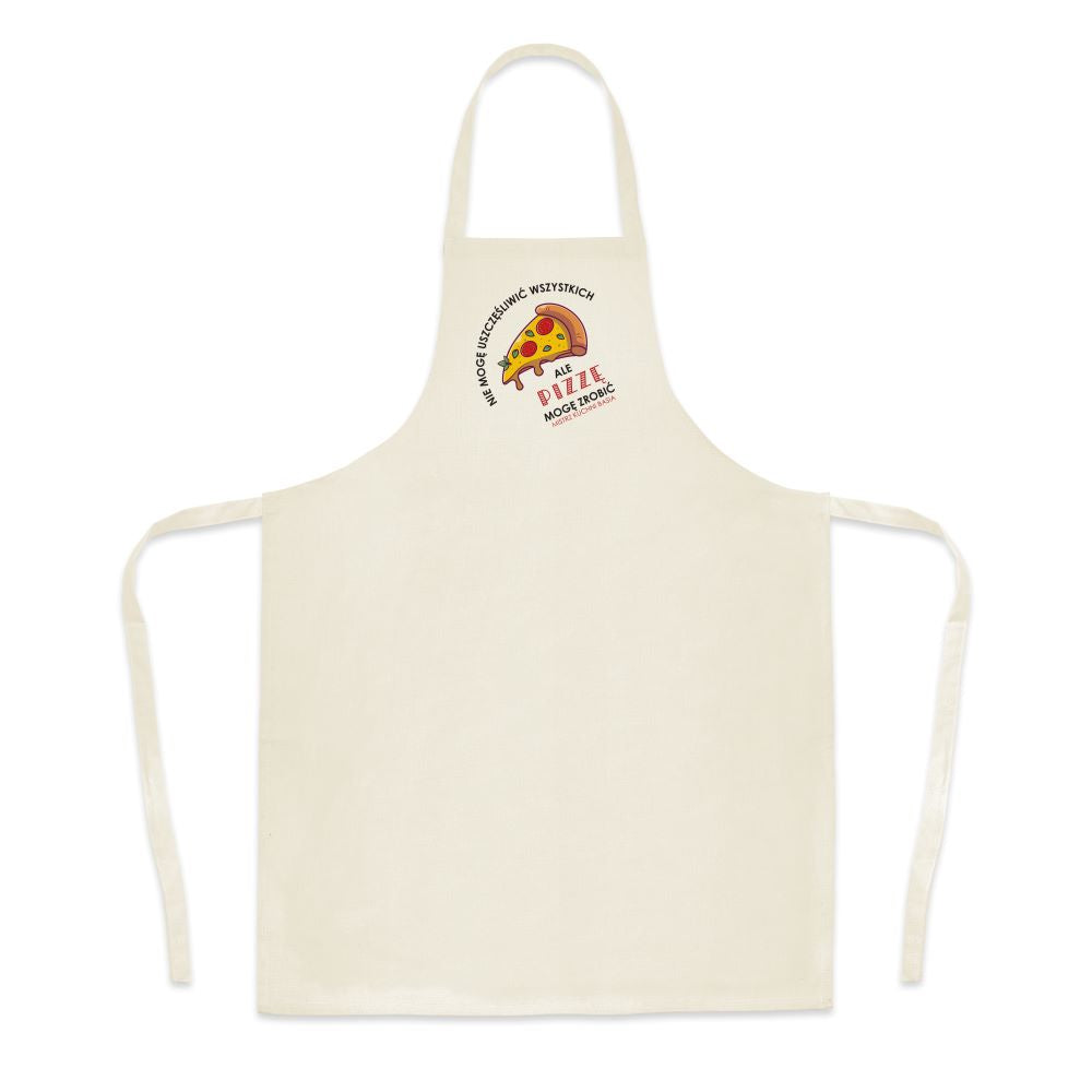 Fartuch bawełniany z nadrukiem - Nie mogę uszczęśliwić wszystkich