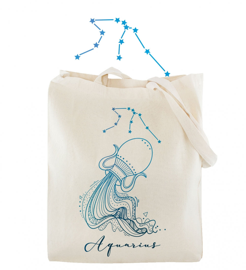 Torba bawełniana z nadrukiem Ecru WODNIK