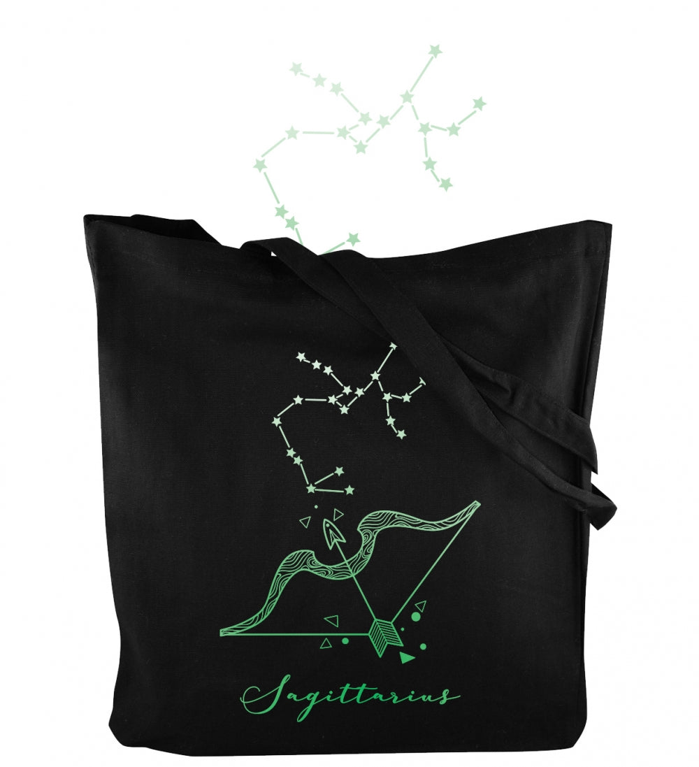 Corba bawełniana z nadrukiem Czarna STRZELEC