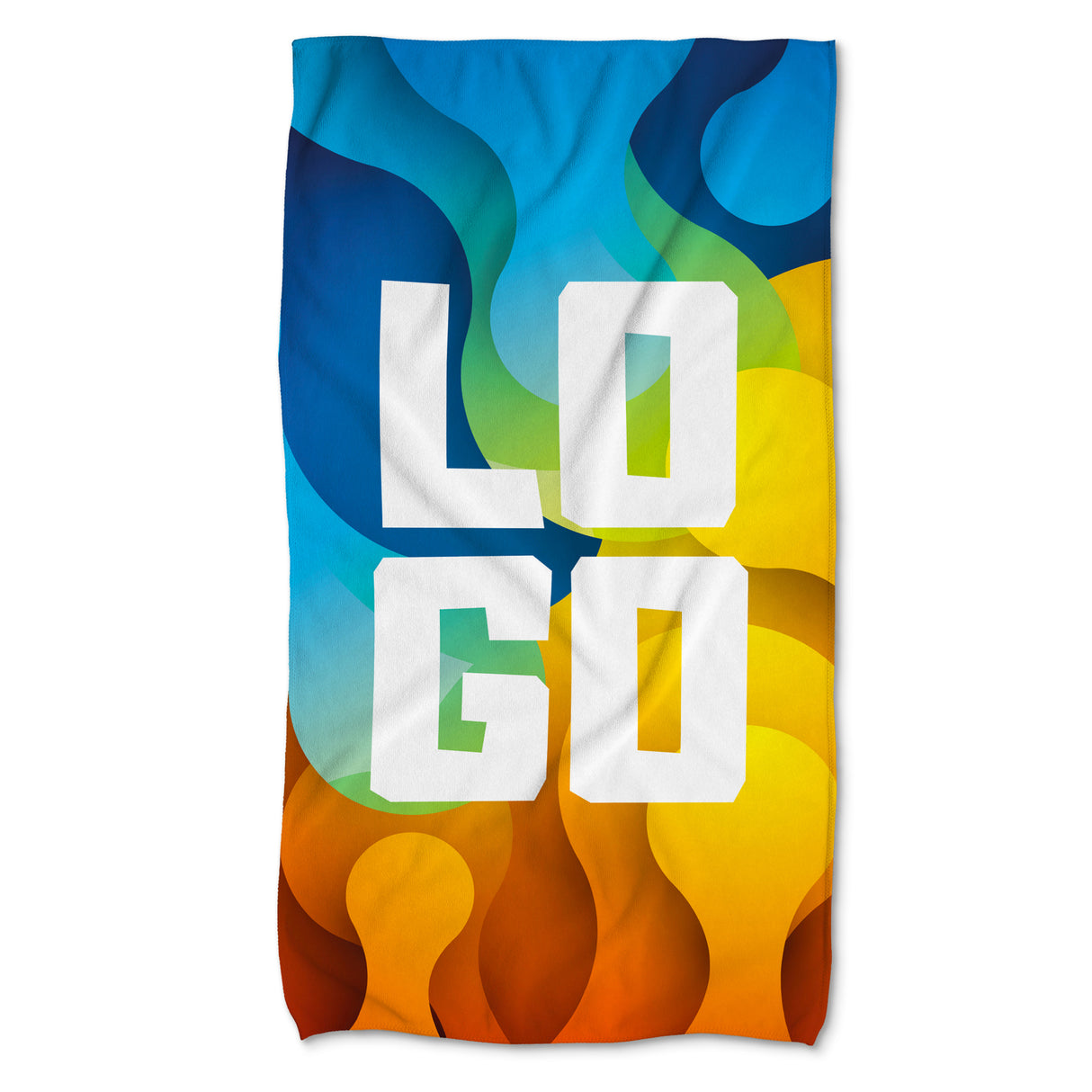 Szybkoschnący Ręcznik Plażowy LOGO 150x80 cm