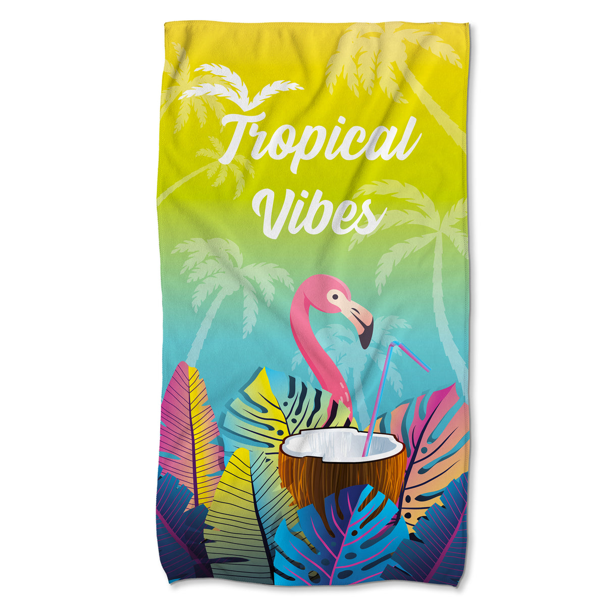 Szybkoschnący Ręcznik Plażowy TROPICAL VIBES 150x80 cm