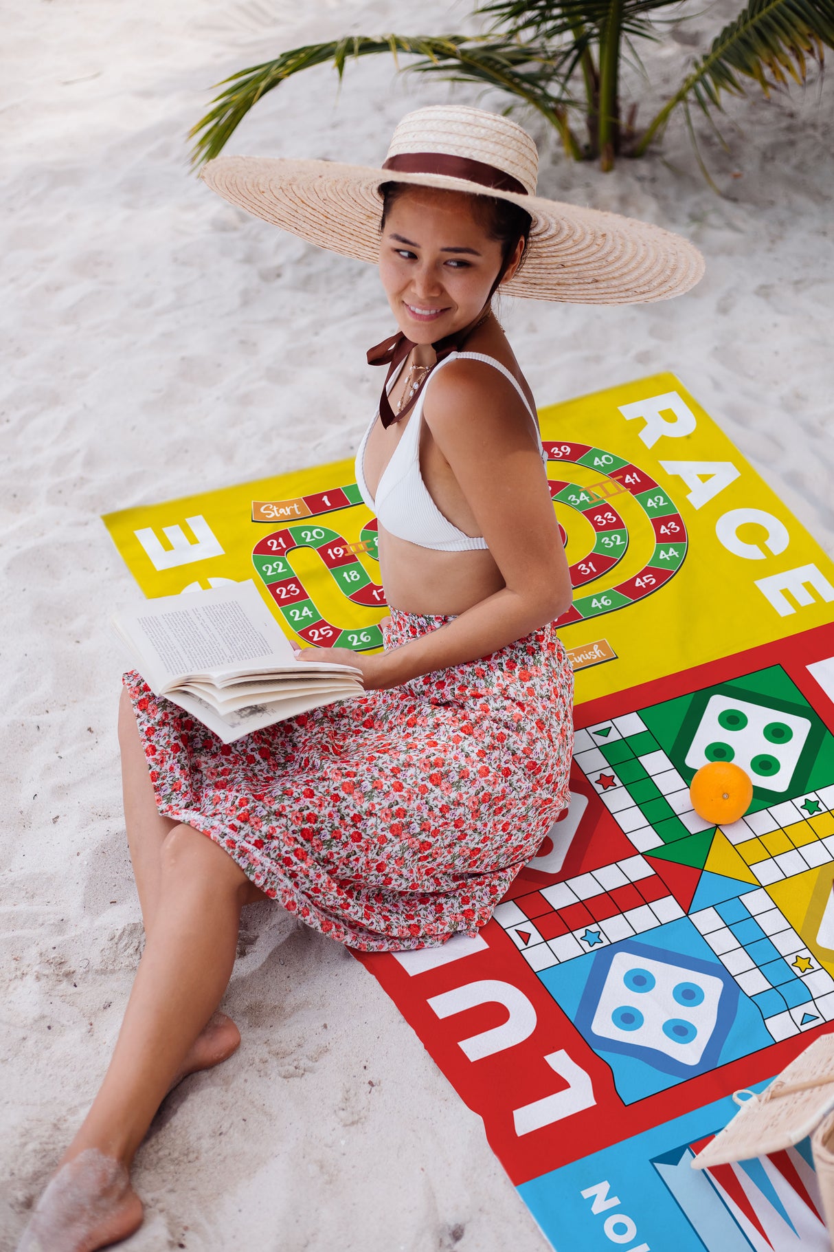 Szybkoschnący Ręcznik Plażowy GRY PLANSZOWE 150x80 cm