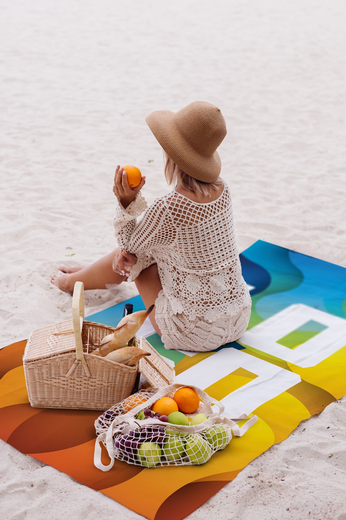 Szybkoschnący Ręcznik Plażowy LOGO 150x80 cm