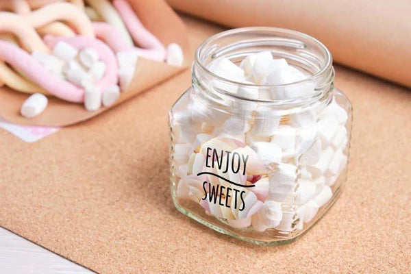 Naklejki ENJOY SWEETS ozdobne 10szt.