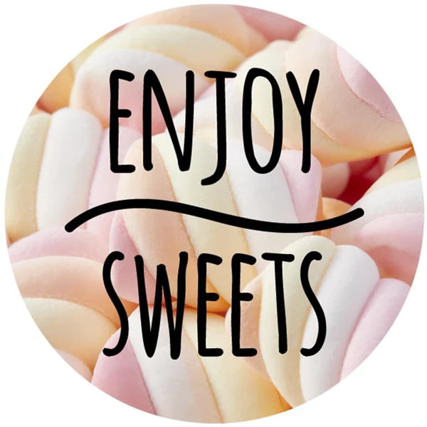 Naklejki ENJOY SWEETS ozdobne 10szt.