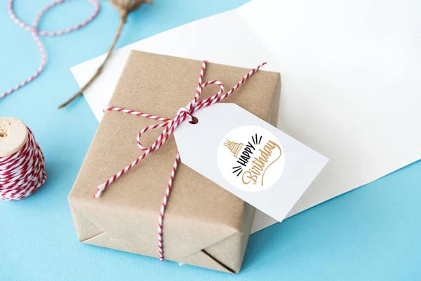 Naklejki HAPPY BIRTHDAY ozdobne 10szt.