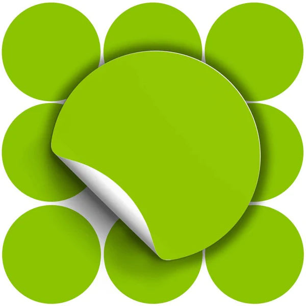 Naklejki Zielone 10szt.