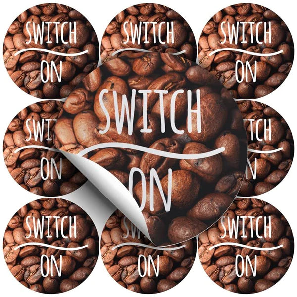 Naklejki SWITCH ON ozdobne 10szt.