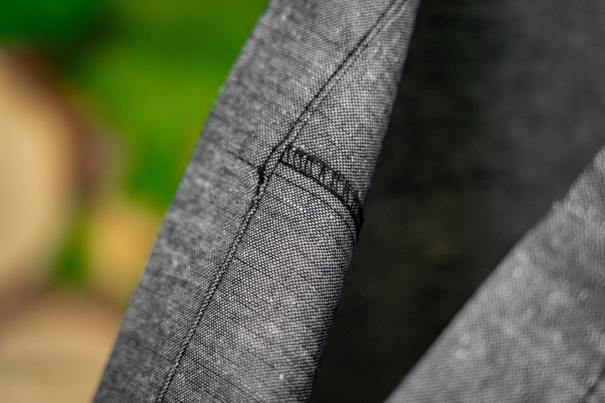 Torba bawełniana 380x420mm Szara melanżowa Uchwyt: 70cm