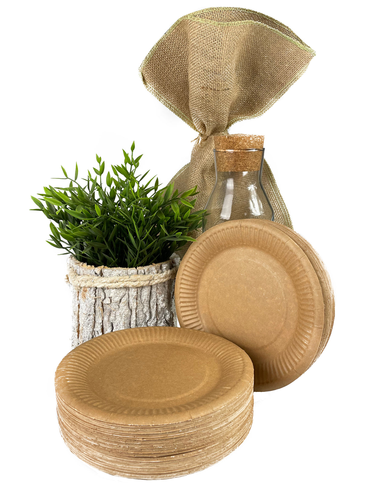 Talerzyki papierowe EKO 18cm 100szt