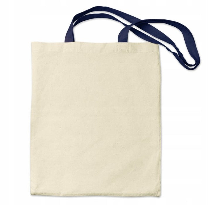 Torba bawełniana 380x420mm Uchwyt Granatowy: 70cm