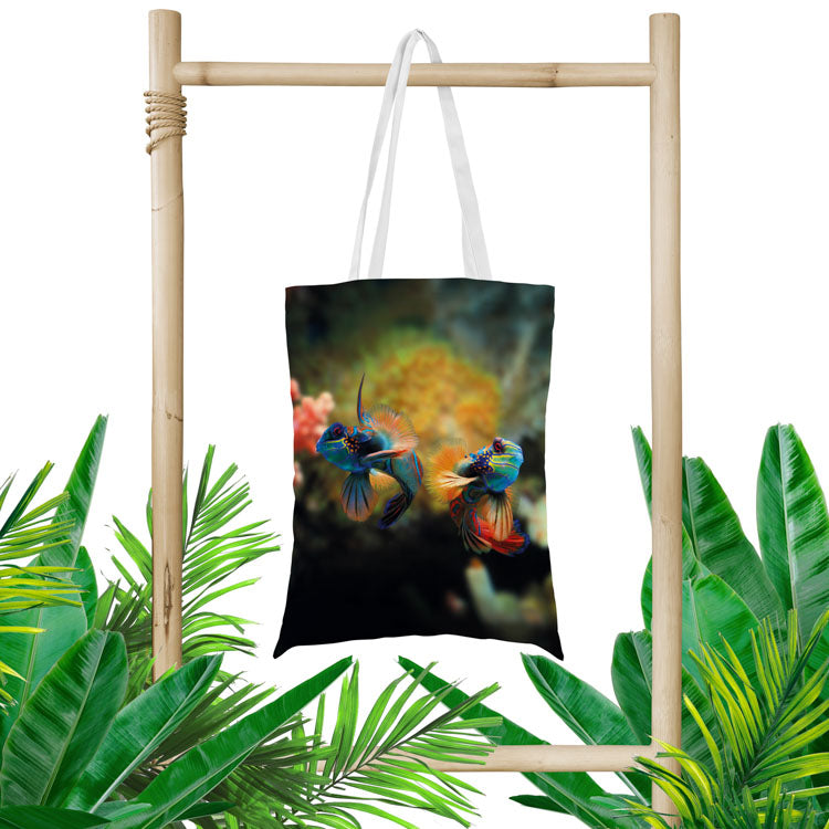 Torba bawełniana 350x450mm DWIE RYBKI