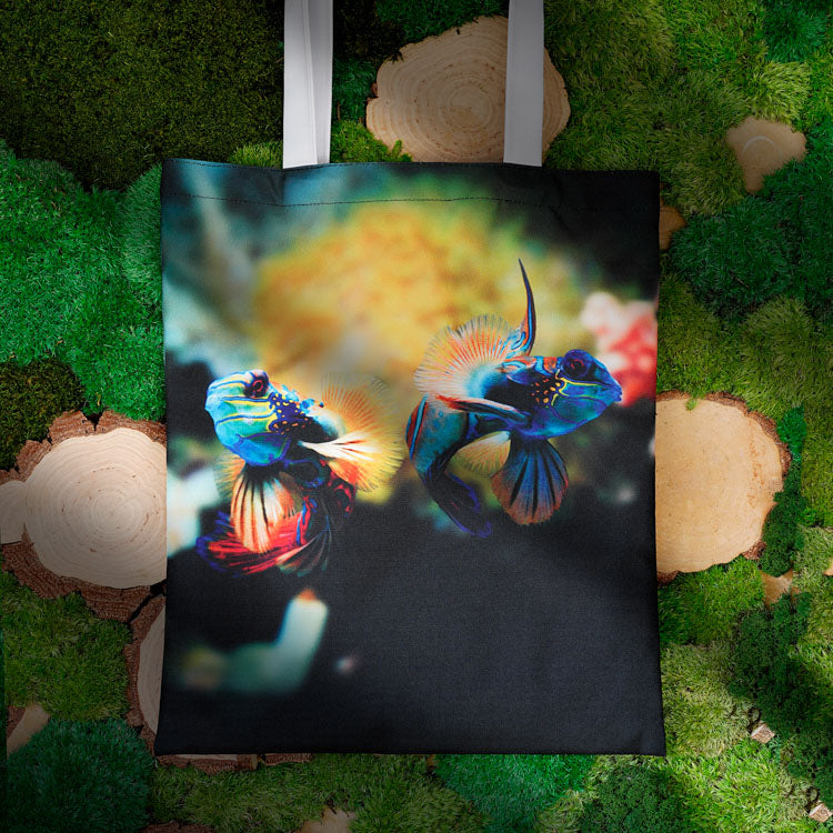 Torba bawełniana 350x450mm DWIE RYBKI