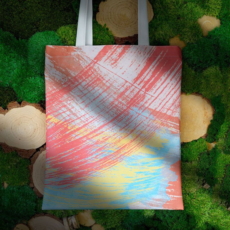 Torba bawełniana 350x450mm ŚLADY PĘDZLA