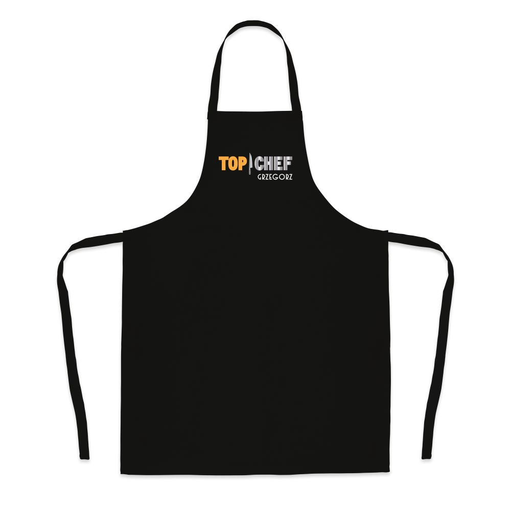 Fartuch kuchenny bawełniany TOP CHEF + IMIĘ