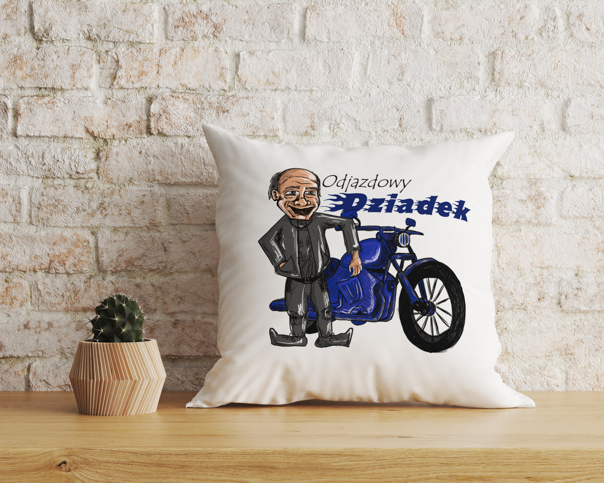 Poduszka na Dzień Dziadka - Odjazdowy dziadek Prezent na Dzień Dziadka
