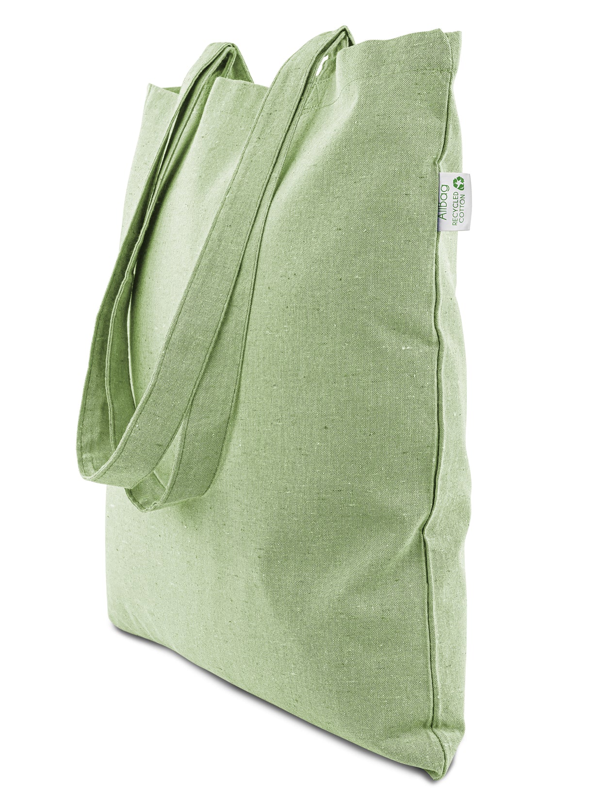 Torba bawełniana 380x420mm Zielona Uchwyt: 70cm