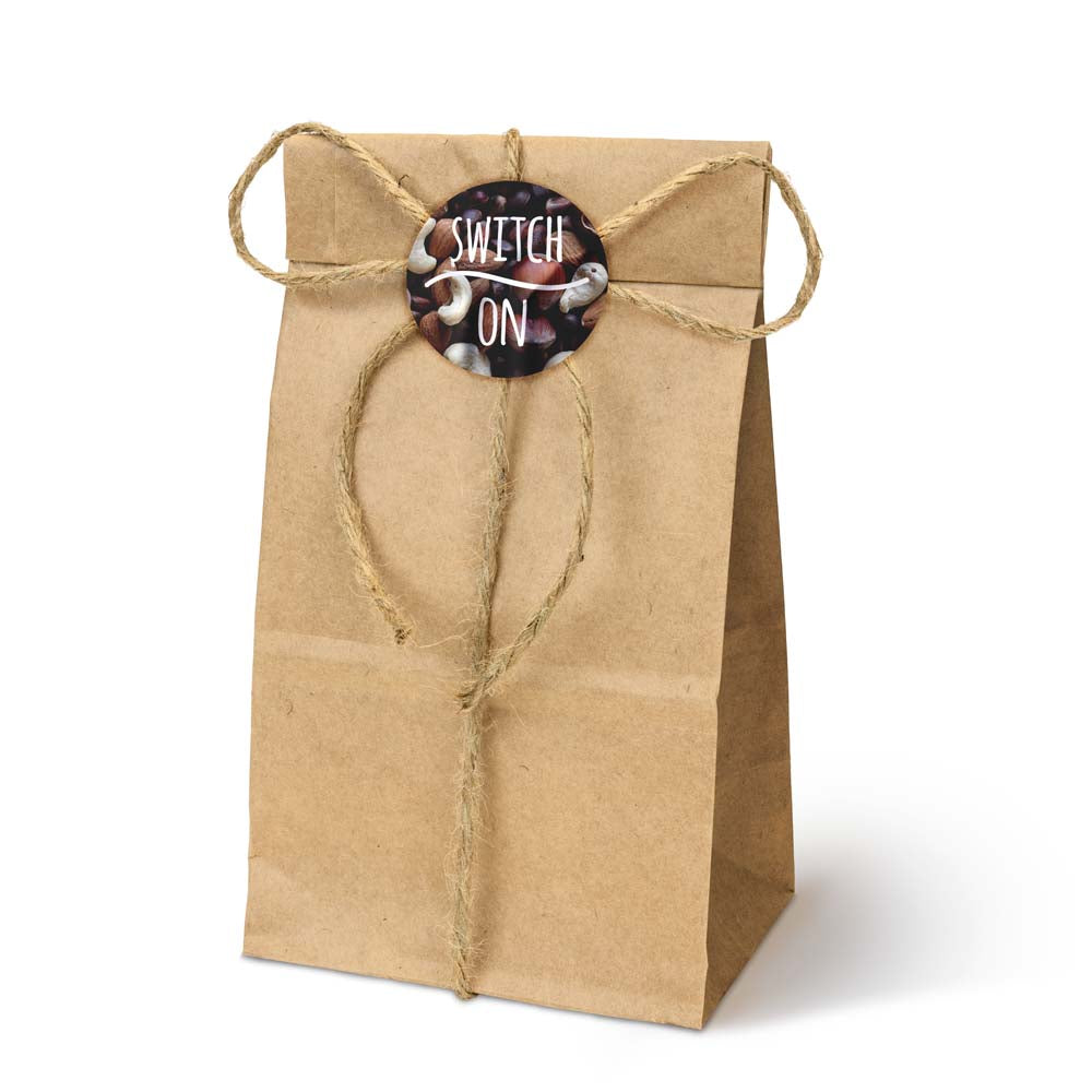 Torba papierowa klockowa 100x70x260mm Brązowa 1000szt.