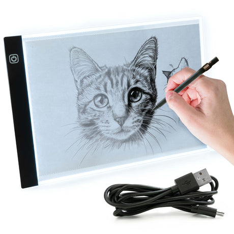 Podświetlana deska tablica kreślarska A4