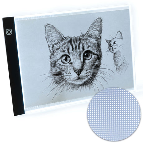 Podświetlana deska tablica kreślarska A4