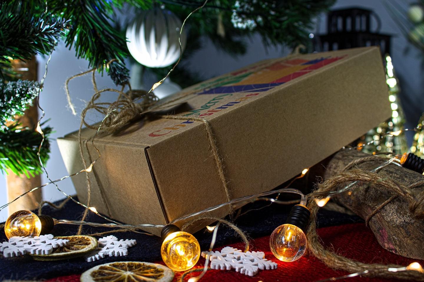 Kartony świąteczne prezentowe ZESTAW 3szt. PREZENTY