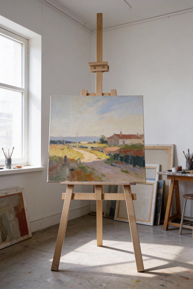 Sztaluga malarska drewniana 170 cm