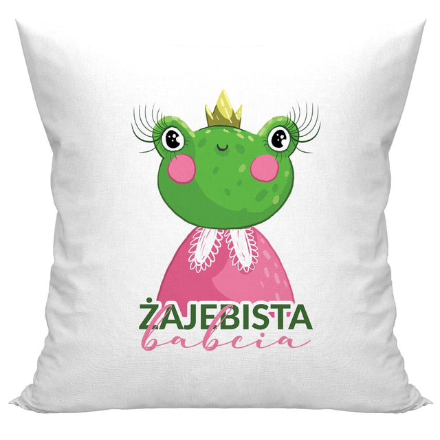 Poduszka na Dzień Babci - Żajebista babcia Prezent na Dzień Babci