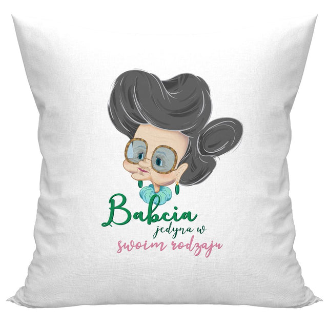 Poduszka na Dzień Babci - Jedyna w swoim rodzaju Prezent na Dzień Babci