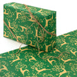 Papier prezentowy świąteczny zielony RENIFER