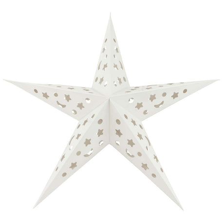Świąteczna Gwiazda dekoracyjna papierowa Wyrzeźbione wzory