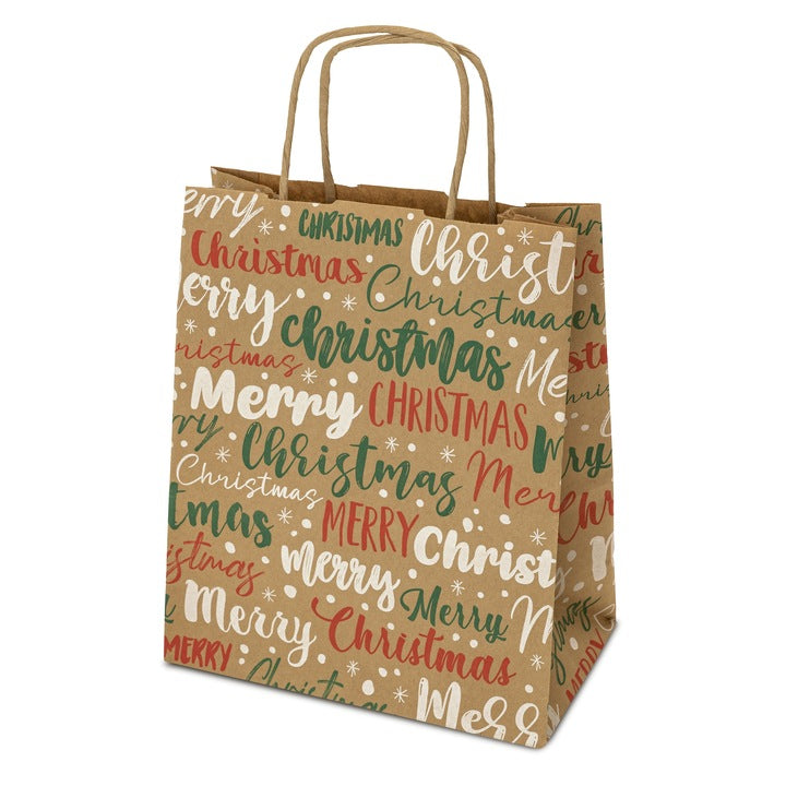 Zestaw świątecznych toreb papierowych 6szt.