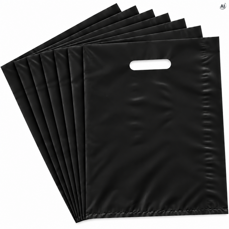 Torby Foliowe 250x300mm 50szt. - Różne kolory Czarny