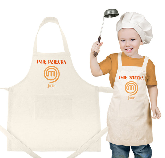 Fartuch dziecięcy MASTERCHEF JUNIOR + IMIĘ