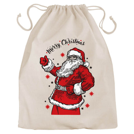Worek świąteczny MIKOŁAJ 30x45cm