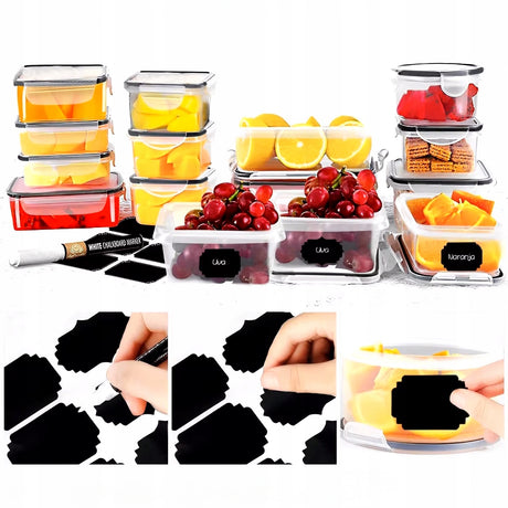 Pojemniki na Żywność Zestaw 12 szt.