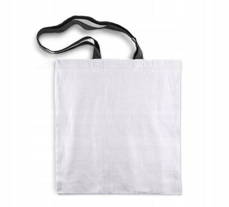 Torba Bawełniana 380x420mm Biała Uchwyt Czarny: 70cm