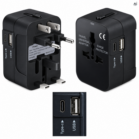 Uniwersalna przejściówka podróżna USB