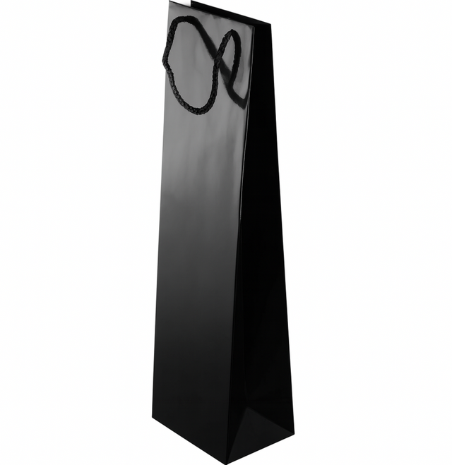 Torba laminowana z uchwytem sznurkowym 110x90x400mm Czarna