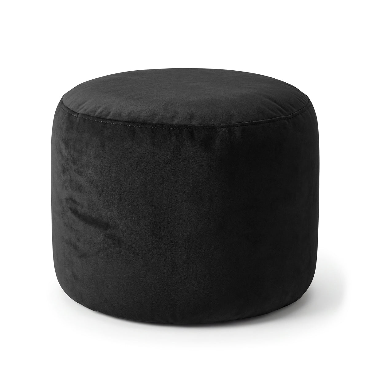 Round Ottoman Footstool VARIOUS COLORS VELVET