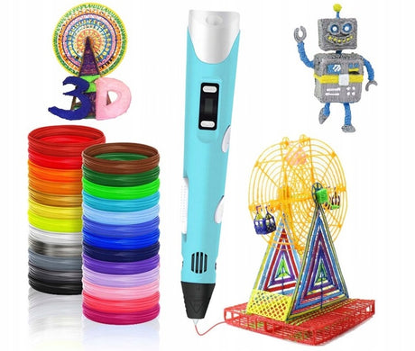 Zestaw Długopis Drukarka 3D Pen z Wkładami - 200 Metrów