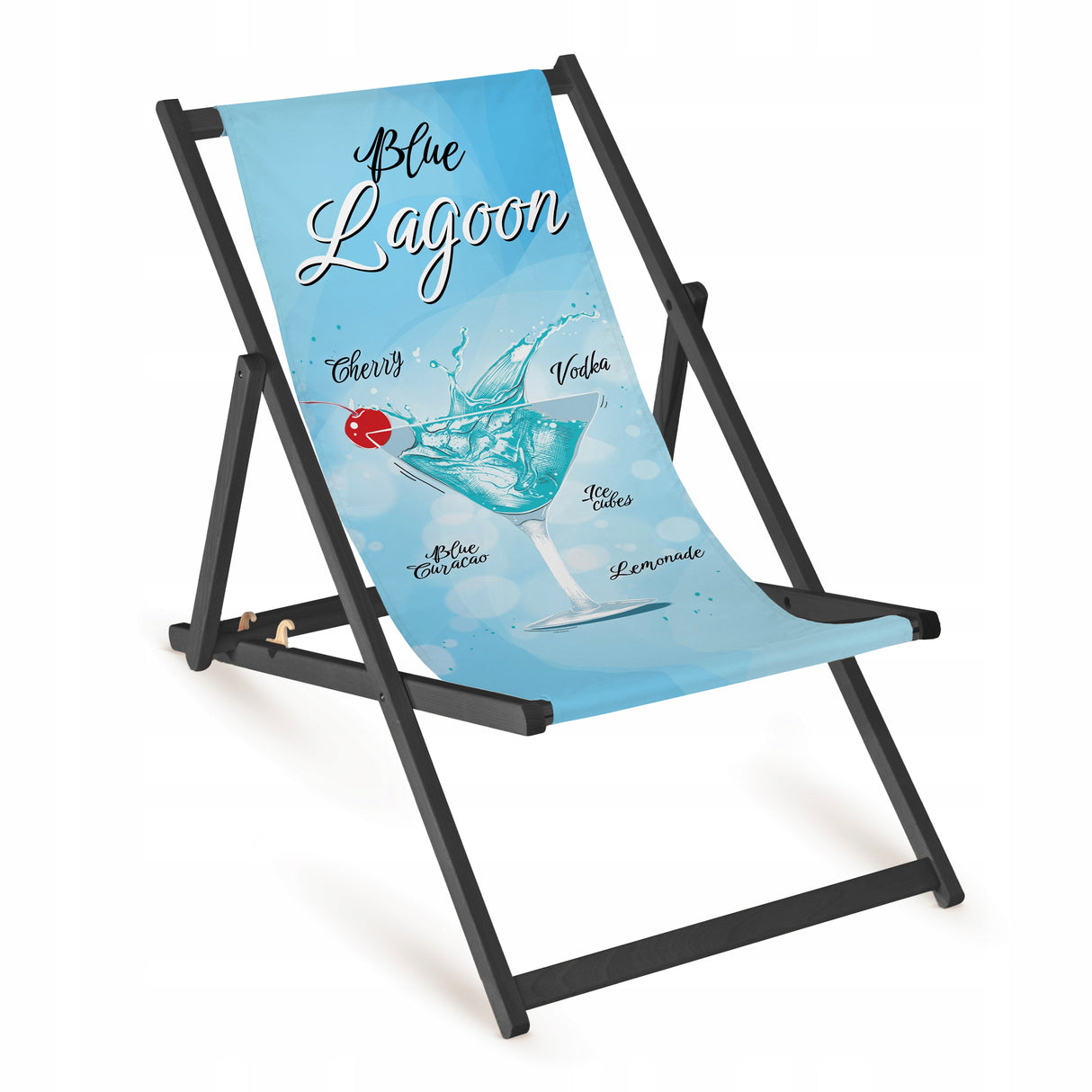Leżak drewniany BLUE LAGOON