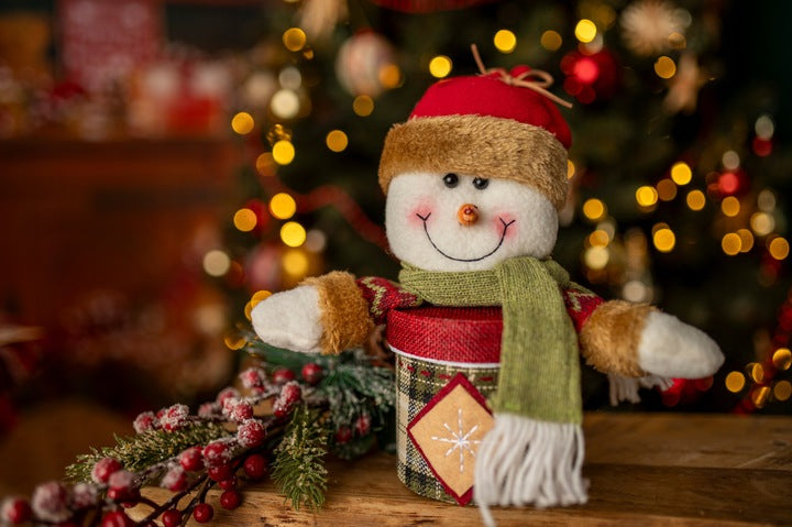 Dekoracyjne opakowanie prezentowe Bałwanek