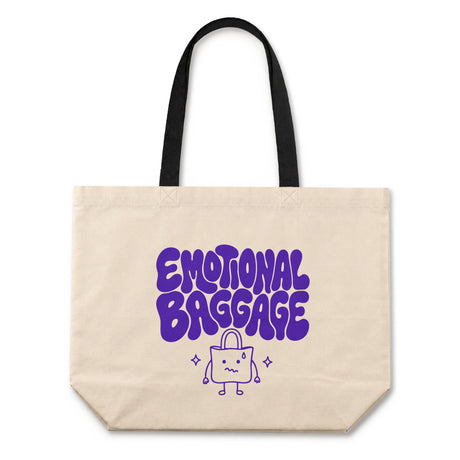Cotton bag 500x100x400mm Ecru EMOTIONAL BAGGAGE