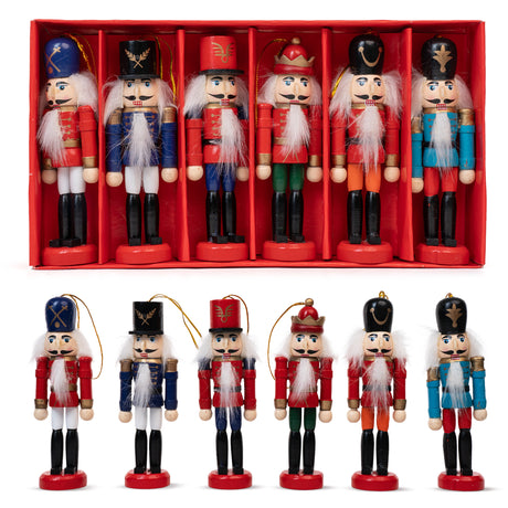 Dziadek do Orzechów zawieszka na choinkę 6 szt.