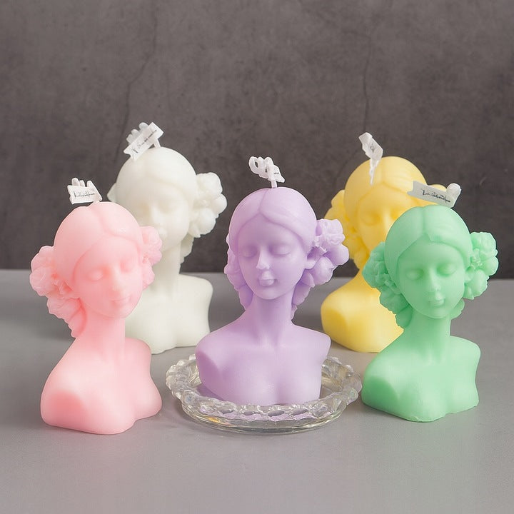 Forma silikonowa do świec popiersie kobiety
