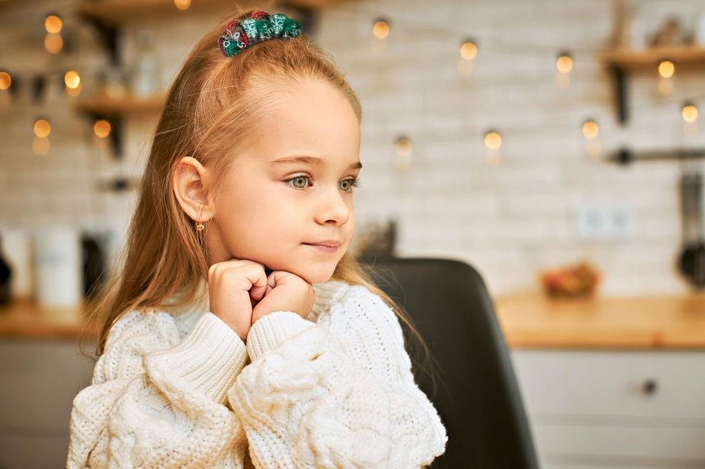 Gumka do włosów scrunchie świąteczna kratka