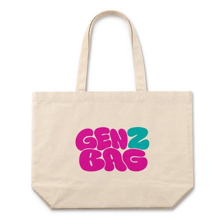 Cotton tote bag 510x150x380mm Ecru GEN Z BAG